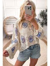 Load image into Gallery viewer, Barbara Hollow Knit Sweater
