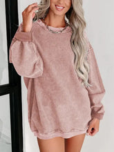 Load image into Gallery viewer, Pink Ribbed Knit Pullover
