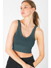 Load image into Gallery viewer, Brynn Vintage Reversible Herringbone Crop Top
