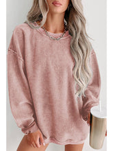 Load image into Gallery viewer, Daphne Ribbed Knit Pull Over Sweatshirt
